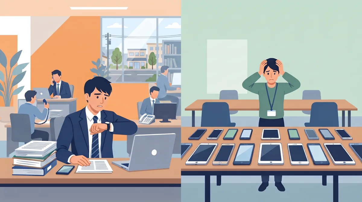 手続きに時間をかけられない